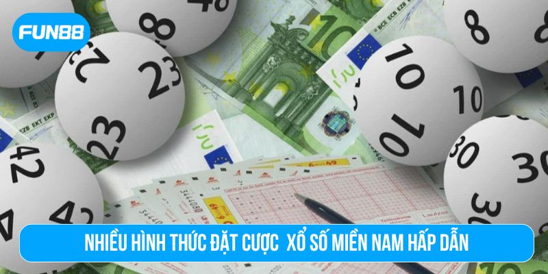Bạn có thể đặt cược xổ số miền Nam online với nhiều kiểu chơi phổ biến