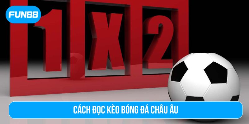 Cách đọc kèo bóng đá theo dạng 1X2 rất phù hợp với người mới