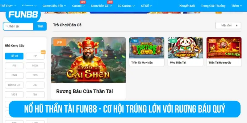 nổ hũ thần tài