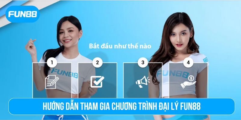 Tham gia chương trình Đại lý Fun88 tại Fun88 rất đơn giản