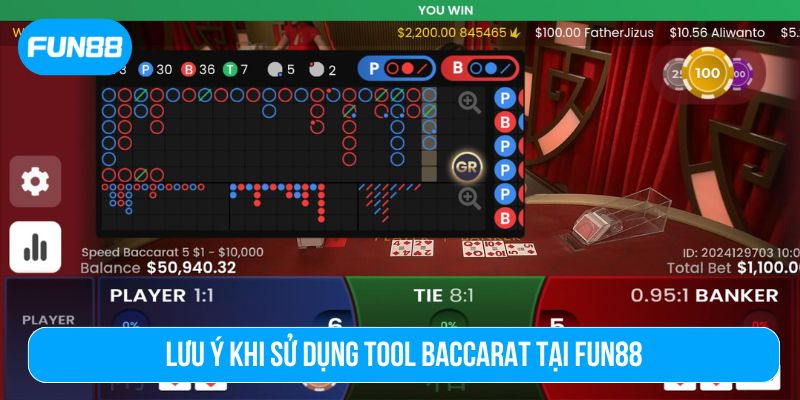 Tránh phụ thuộc quá mức vào công cụ chơi baccarat
